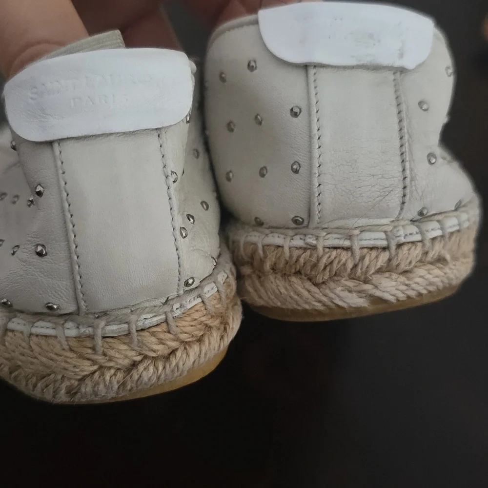 🌸 Saint Laurent | Studded Beige‎ Espadrilles, size 38